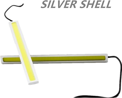 Miniatura 6 de BININBOX Luces LED COB superbrillantes de 6 W para coche de 12 V para conducción de niebla DRL luz diurna lámpara impermeable delgado paquete de 2