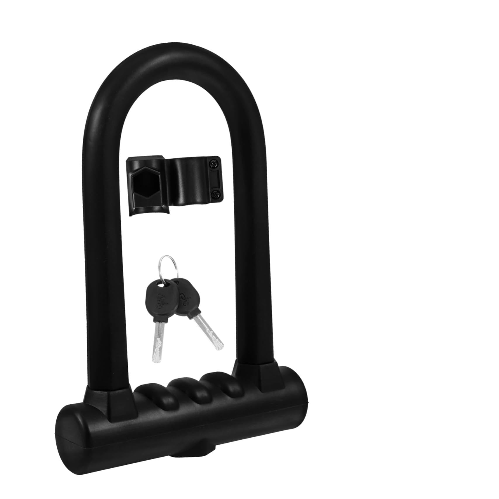UKCOCO Lucchetto u Per Bicicletta in Ferro e Silicone Design Doppia Apertura e Funzioni Anti-taglio Per Massima Sicurezza