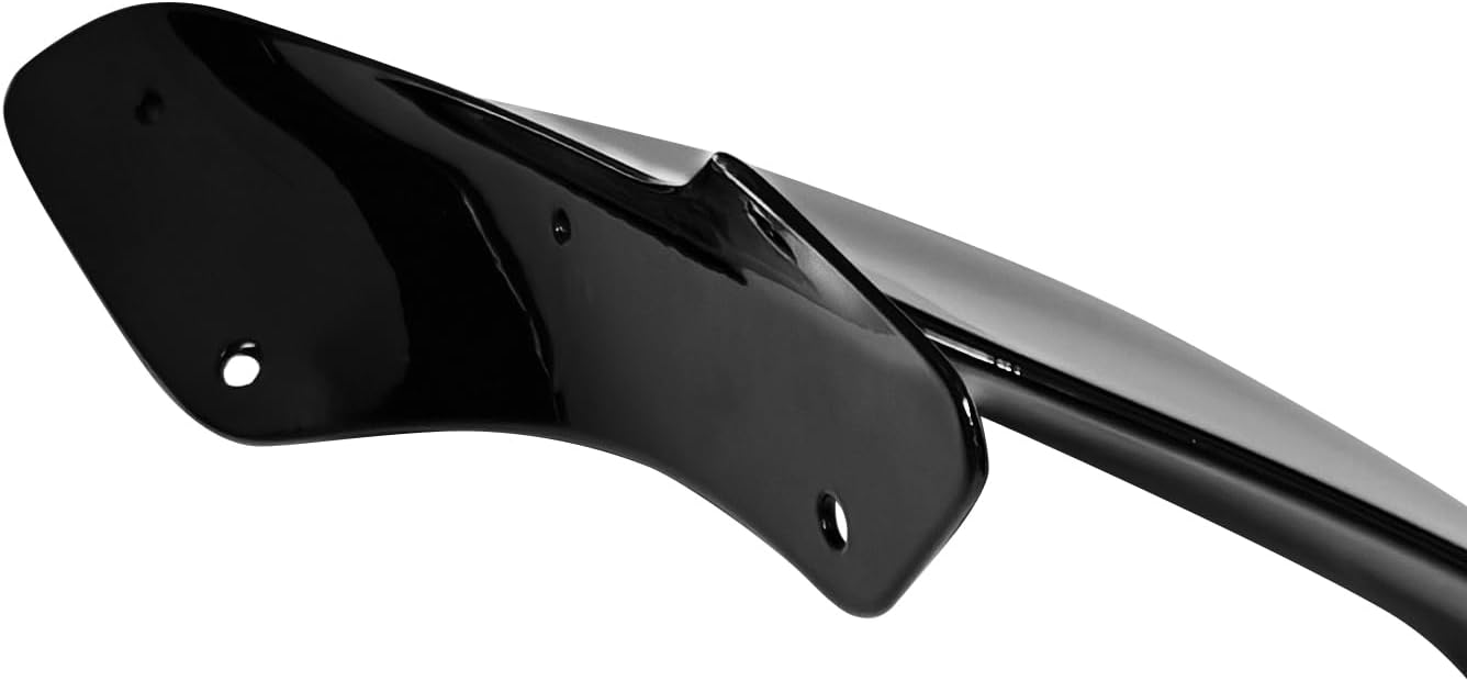 Motorcycle Front Spoiler Wing, for Yamaha R1 / R1-M 2020-2024, Aerodynamic Spoiler Wing Fairing air Guide Spoiler aileron (Bright Black)