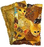 Johnson Pet Products Catnip Pillows Two Pack - Handmade in The USA (Gold)