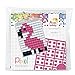 Produktbild Pracht Creatives Hobby P23021 Pixel Set Medaillon Flamingo, Schlüsselring, Anhänger, für Kinder, Jungen und Mädchen, ideal als kleines Geschenk, Mitgebsel, für den Kindergeburtstag, bunt