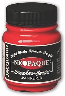Jacquard Products Jacquard Neopaque Acrylic Paint 2.25oz-Fire Red-Sneaker Series