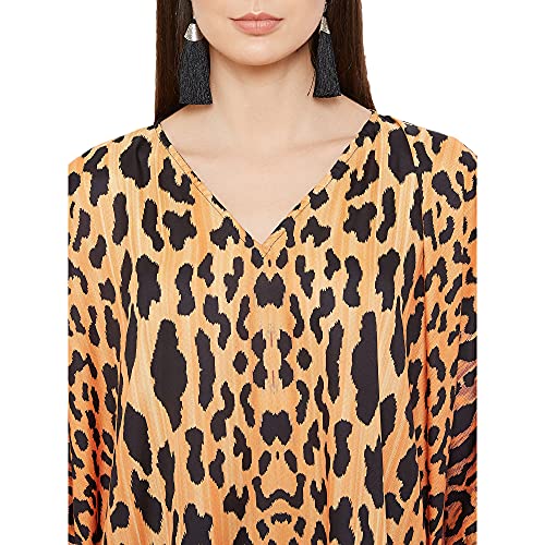 Image of Oussum Women Kaftan Plus Size Polyester Summer Lightweight Caftan Swimsuit Cover Ups Maxi African Mumu Lounge House Dress