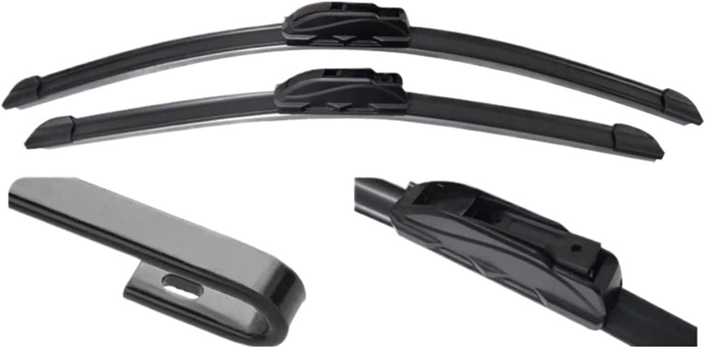 Wiper Front & Rear Wiper Blades Set Kit Compatible For Ssangyong Rexton MK1 2002-2017 Windshield Windscreen Window 20"+20"+14"