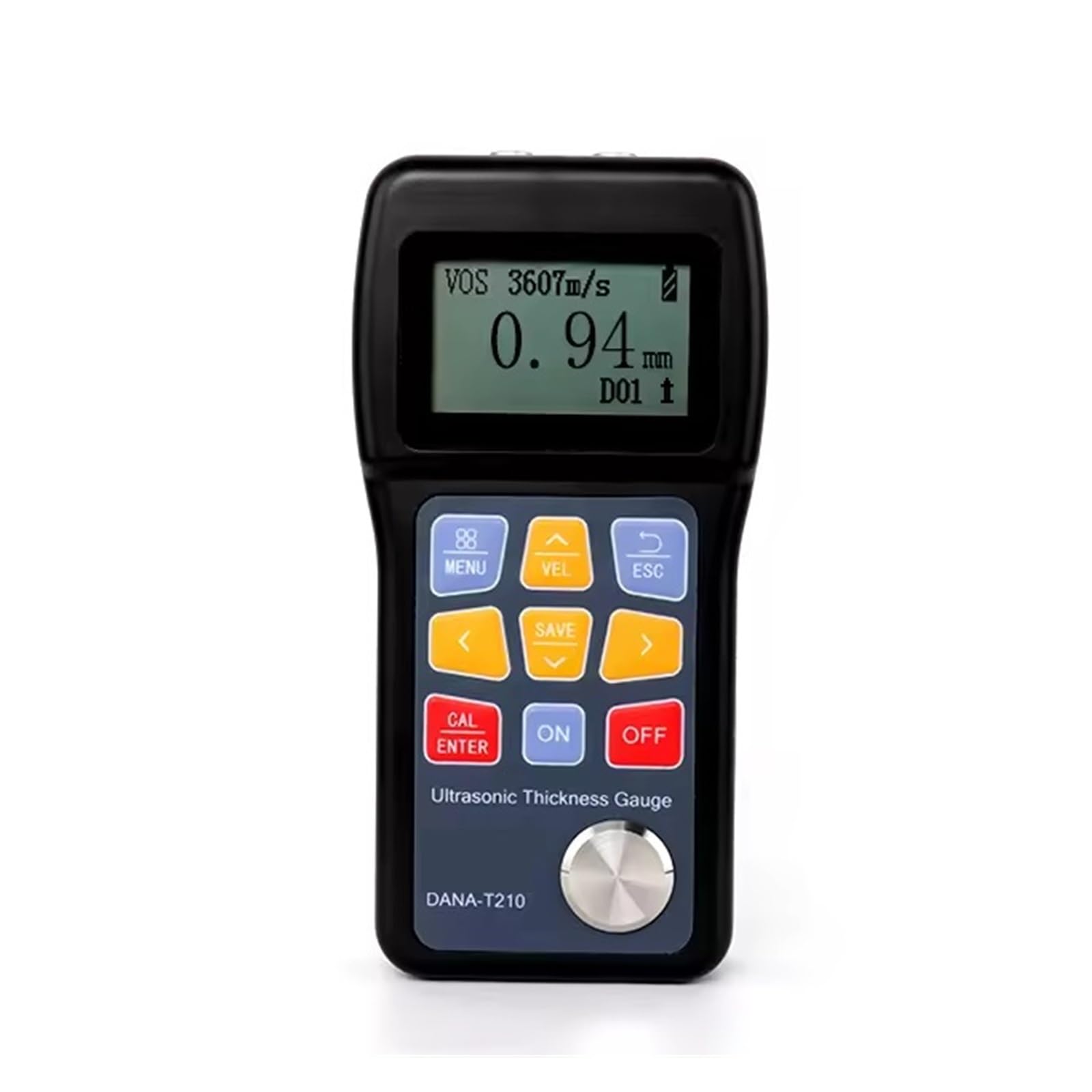 T210 High-Temp Plastic Ultrasonic Thickness Gauge- High Accuracy (0.5% H+0.04mm) .01mm Resolution for Industrial Inspection