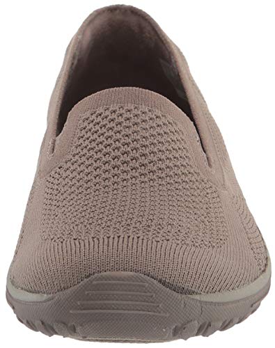 Skechers Skechers Women's Loafer Flat, Dark Taupe, 5 M US