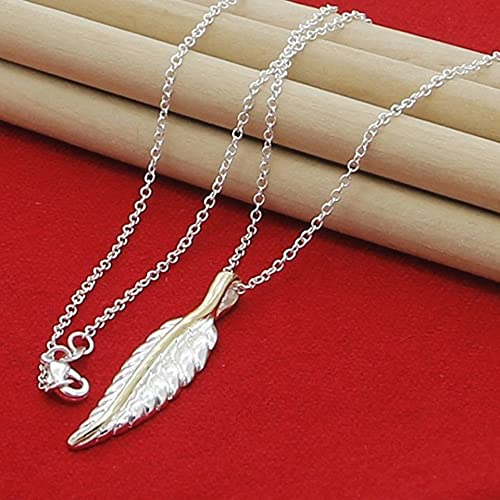 Colliers en argent sterling anti-allergie maille serpent fluide