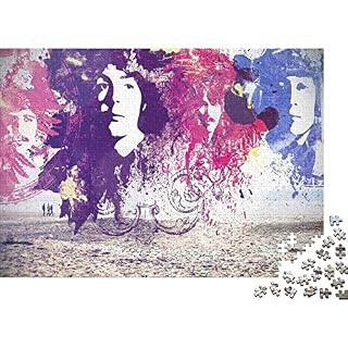 1000pcs Jigsaw Puzzle The Beatles Boys Girls Fun Puzzles Toys Famous Bands Easy Puzzle Game for Brain Training Stress Relieve Gift Party Favor 1000pcs (75x50cm) - Les Beatles, Paul McCartney, John Lennon, RIngo Starr, George Harrison