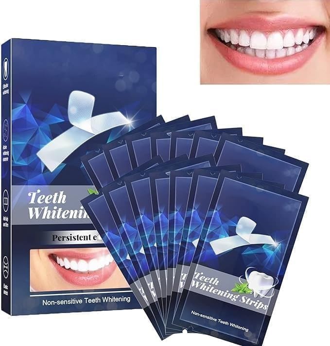 SHIVAARO Advanced Teeth Whitening Strips | Safe for Sensitive Teeth & Enamel | 30 Min Fast Action | Removes Coffee, Wine, Smoking Stains | 14 Treatments for Fast & Effective Teeth Whitening at Home-image-21