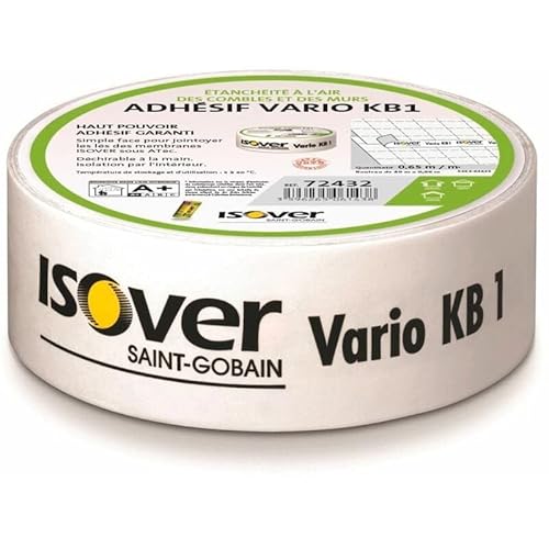 Isover Adhésif de recouvrement VARIO KB1-60mm x 40m - Droguerie
