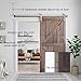 SMARTSTANDARD 8 Feet Brushed Nickel Sliding Barn Hardware - View #11