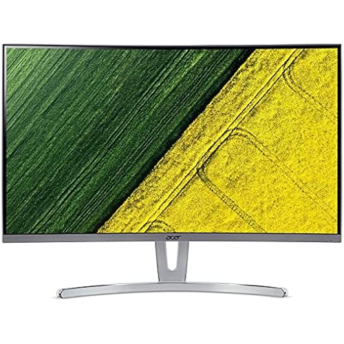 acer ED273U Abmiipx 27" 1500R Curved WQHD 2560 x 1440 Monitor | Adaptive-Sync Technology | 75Hz Refresh Rate | 1ms VRB | 1 x Display Port 1.2 and 2X HDMI 1.4 Ports