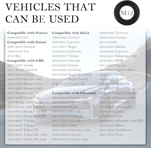 Image of 20PCS Oil Drain Plug Gasket Replace OEM#12616850,Sealability Oil Drain Plug Washer Reduced Oil Leakage,Securely Oil Plug Gasket Car Accessories for Most Cars (M12 /20PCS)