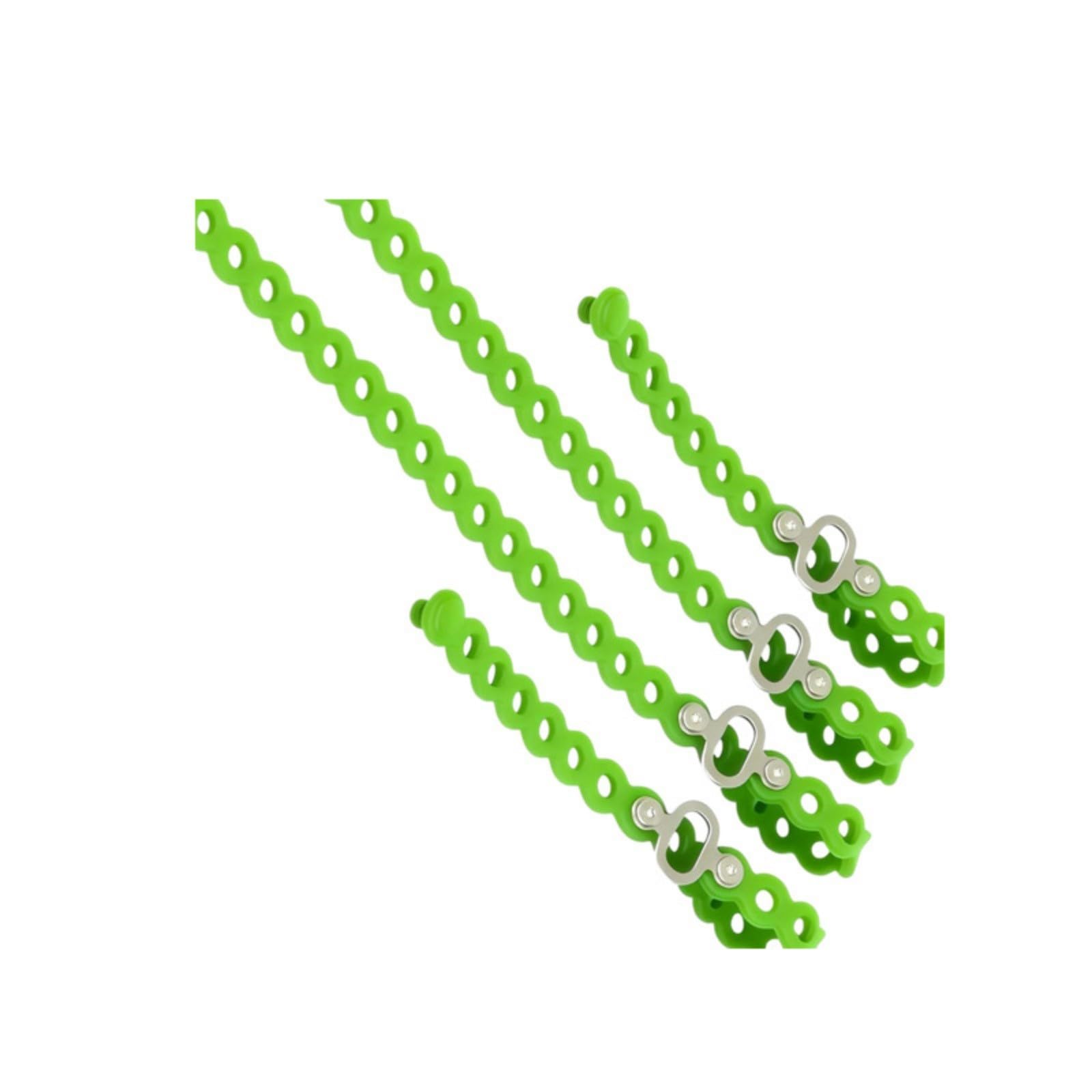 4 Multipurpose Silicone Band Modular Straps, Travel Gear Organizer for securing gear items during hiking or daily use