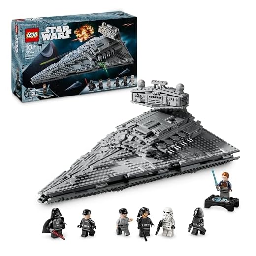 LEGO Star Wars Imperial Star Destroyer, Astronave Giocattolo da Costruire con Minifigure di Darth Vader, Giochi per Bambini e Bambine da 10 Anni, Idea Regalo da Collezione da Una Nuova Speranza 75394