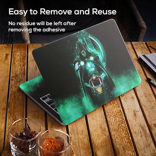 Image of Full Body Laptop Skin Bubble-Free| Laminated| Removable| HD Quality Sticker for Laptops Upto 15.6 Inches Compatible with Hp /Dell /Acer /Lenovo /Asus etc.(DSGN-223)