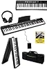 Midex PLX-80BKST Portable Folding Digital Piano Key Precision 88 Keys BT (Stand Sustain Headphone Bag Method)