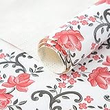 FIFTY-FEET 12X120 Inch Shelf Liner for Kitchen Cabinets, PVC Drawer Liner for Dresser Non-Slip Bathr