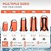 MARCHWAY Floating Waterproof Dry Bag Backpack 5L/10L/20L/30L/40L, Roll Top Sack Keeps Gear Dry for Kayaking, Rafting, Boating, Swimming, Camping, Hiking, Beach, Fishing (Orange, 20L)