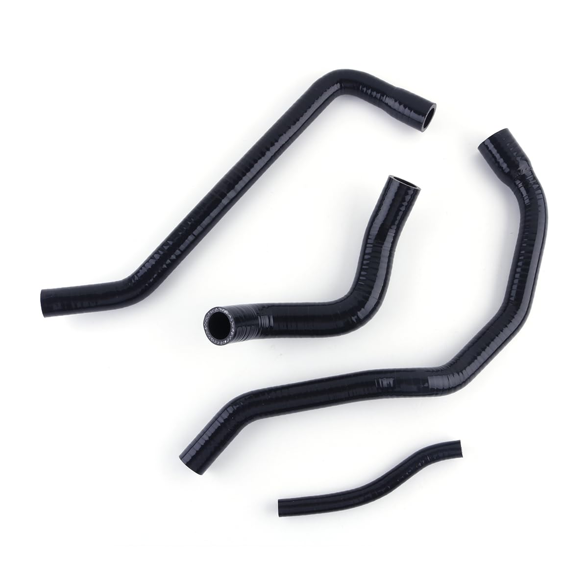 Compatibile con Triumph 955I SPEED TRIPLE 2002-2006 Daytona 2004-2006 Kit tubo refrigerante in silicone ad alte prestazioni (nero)