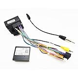 16 Pin to Quadlock Wiring Harness CANBUS Decoder Box Car Quad Lock Cable Adapter Fit Compatible with Peu;ge/ot 3008 308 307 ci;TRO/en S/ga C5 C4 C3(with Antenna Adapter)