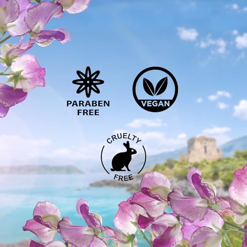 Image of Wanderlust Sicilian Sweet Pea Body Lotion for Women & Men, 300 ml| Smooth, Non-Greasy Formula| Up to 8 Hours Intense Moisturization|For Smooth & Moisturized Skin| Suitable for All Skin Types