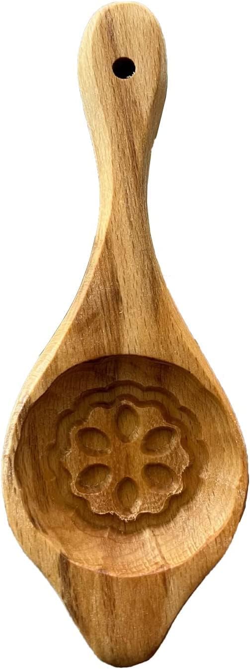 Moule à Biscuits Traditionnel Maamoul En Bois - Style Fleur - Pour Pâtisserie Orientale Et Fêtes