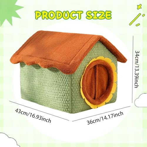 Lit pour chat et niche pour petit chien pliable s - 4