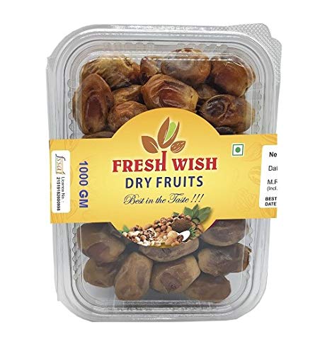 Fresh Wish Dryfruits Dates Red (Lal Khajur) 1KG