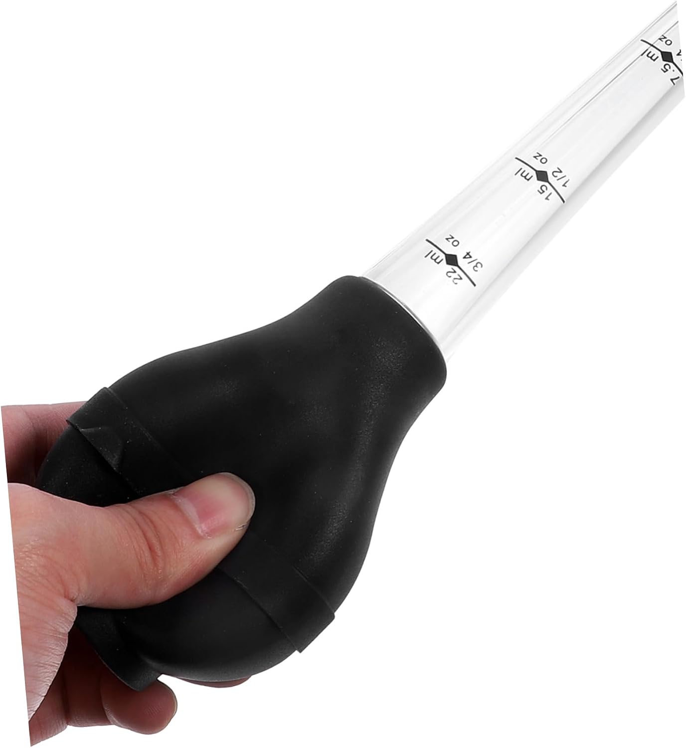 YARNOW 1set Stainless Steel Marinade Injector Silicone Turkey Baster Needle Kitchen Tool for Flavoring Meat and BBQ Easy to Clean and Ergonomic Design Includes Basting Brush