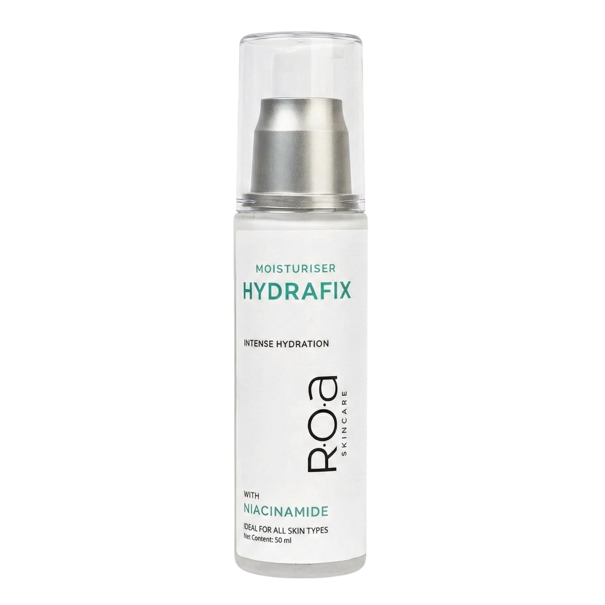 R.O.A SKINCARE Hydrafix moisturizer for dry skin face with Niacinamide, Ceramides and Peptides | Long lasting moisture for barrier repair | Non-Comedogenic oil free moisturizer | 50ml