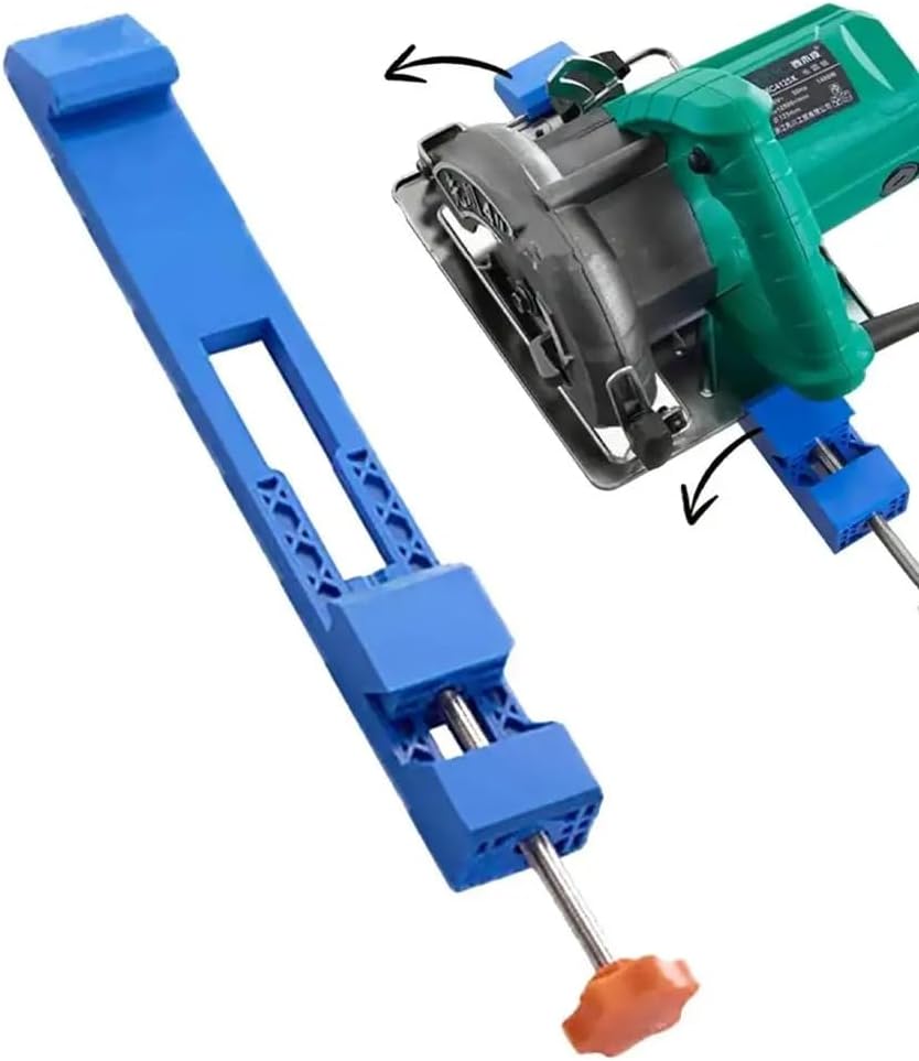 Adjustable Cutting Machine Base Guide Circular Saw Milling Positioning Clamps Guide Lock The Cutter Base Tasks Woodworking Tool