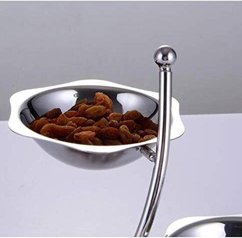 BWCHA フルーツ皿、ステンレス鋼のフルーツプレート、サラダスナック