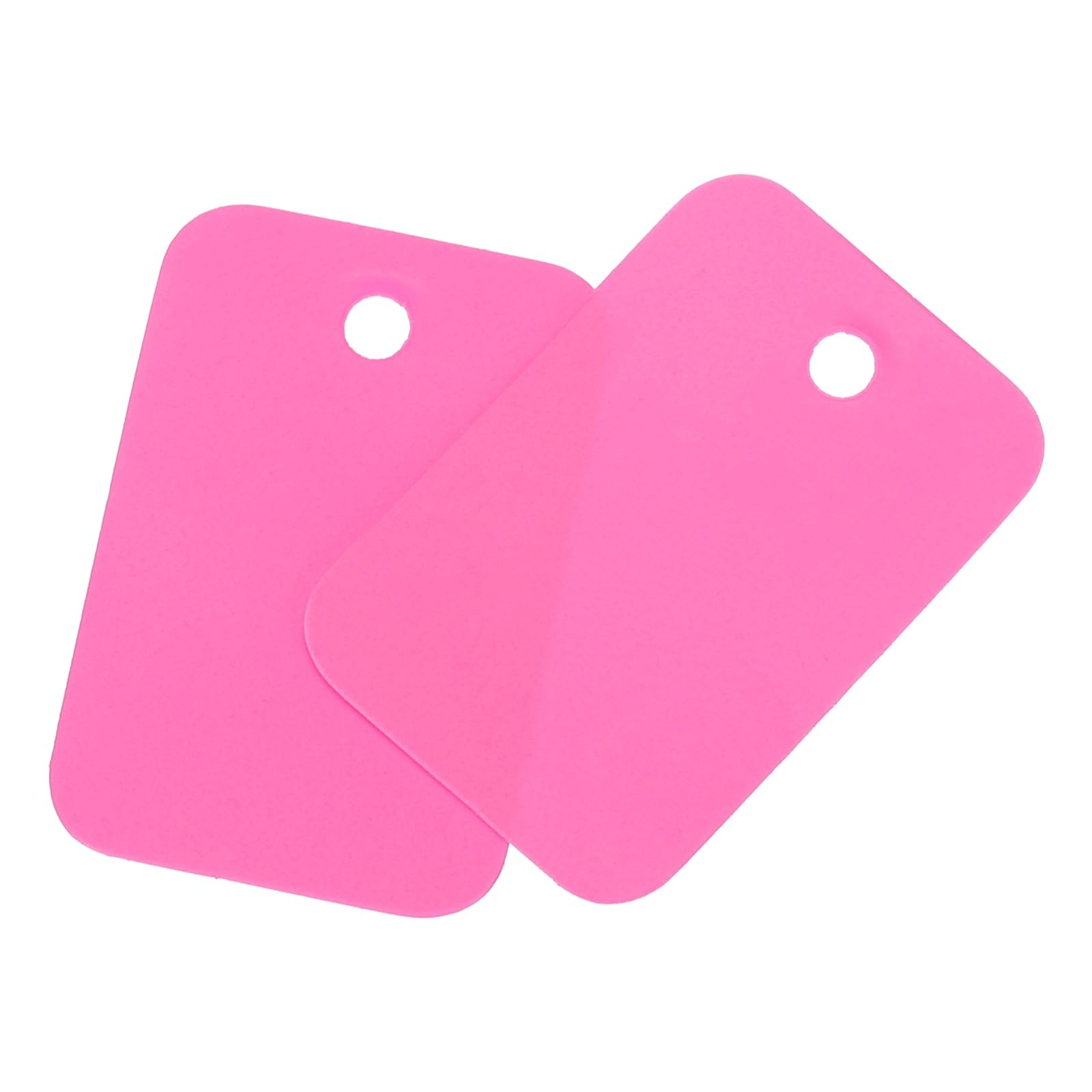 MECCANIXITY Blank Waterproof Eyelet Hole Plastic Shipping Tags,Blank Labeling Tags for Product Identification Tags,Valve Marking,Outdoor Tagging,2x3cm
