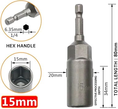 SDTOOLS 6-19mm 1/4