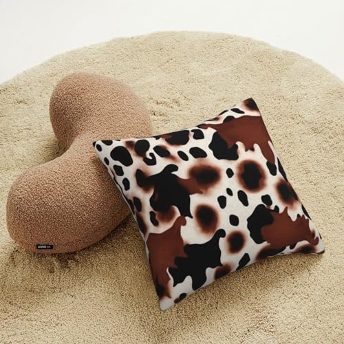 Housse de coussin velours côtelé doux pour cocooning salon et lit - 7