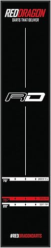 Miniatura 5 de RED DRAGON Dardos Dartboard Mat - para mediciones perfectas y
