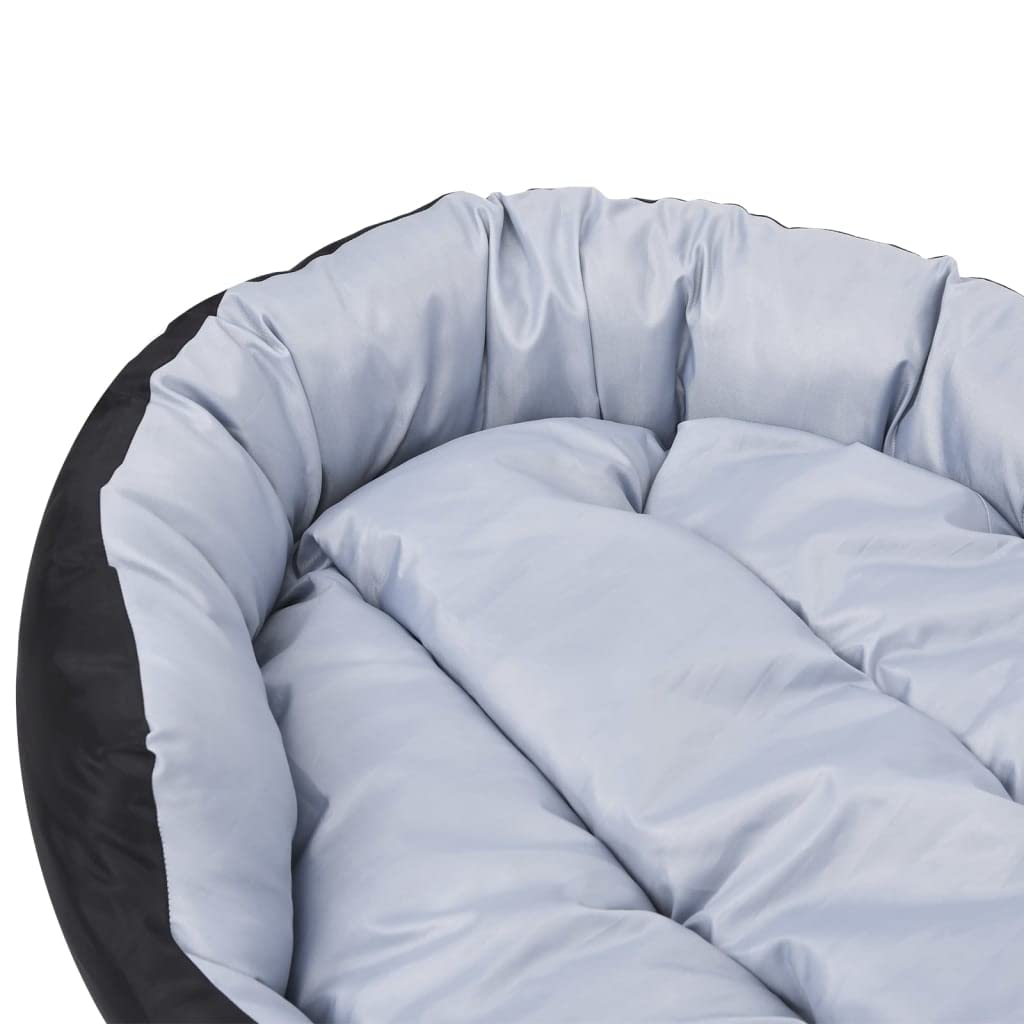 Cuccia per cani reversibile, 110 x 80 x 23 cm, lavabile, fondo antiscivolo, rivestimento rimovibile, tappetino ortopedico, adatto per cuccioli, anziani, auto, soggiorno o camera da letto