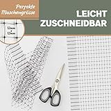 Teichnetz, Gartennetz, Vogelschutz-Netz, Pool Netz, Obstbaumnetz, Vogelabwehr-Netz, Laubnetz, Witterungs- & UV-beständig, robust, 15x Erdhaken & 15x Kabelbinder (4 x 5m)