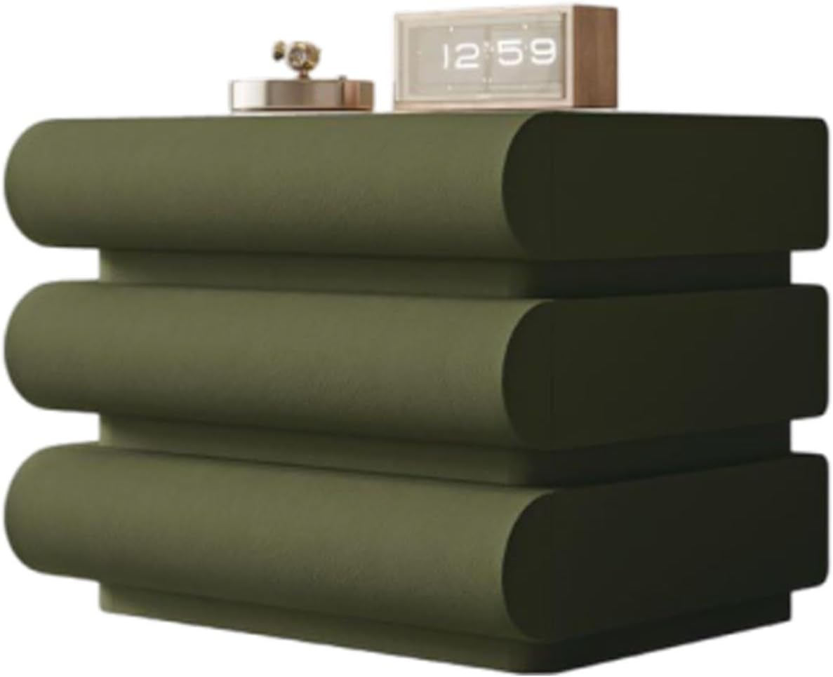 ベッドサイドキャビネットコンクリートグレー加工木材、ベッドサイドテーブル、ベッドサイドキャビネット、ナイトスタンドキャビネット、寝室