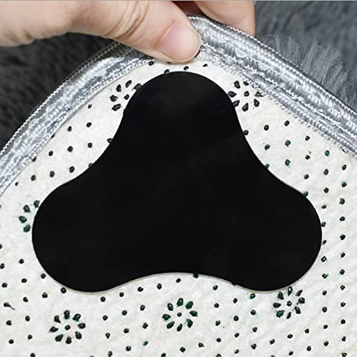 TopHomer 10 peças de tapete aderente de canto antiderrapante fita de tapete lavável adesivos de carp