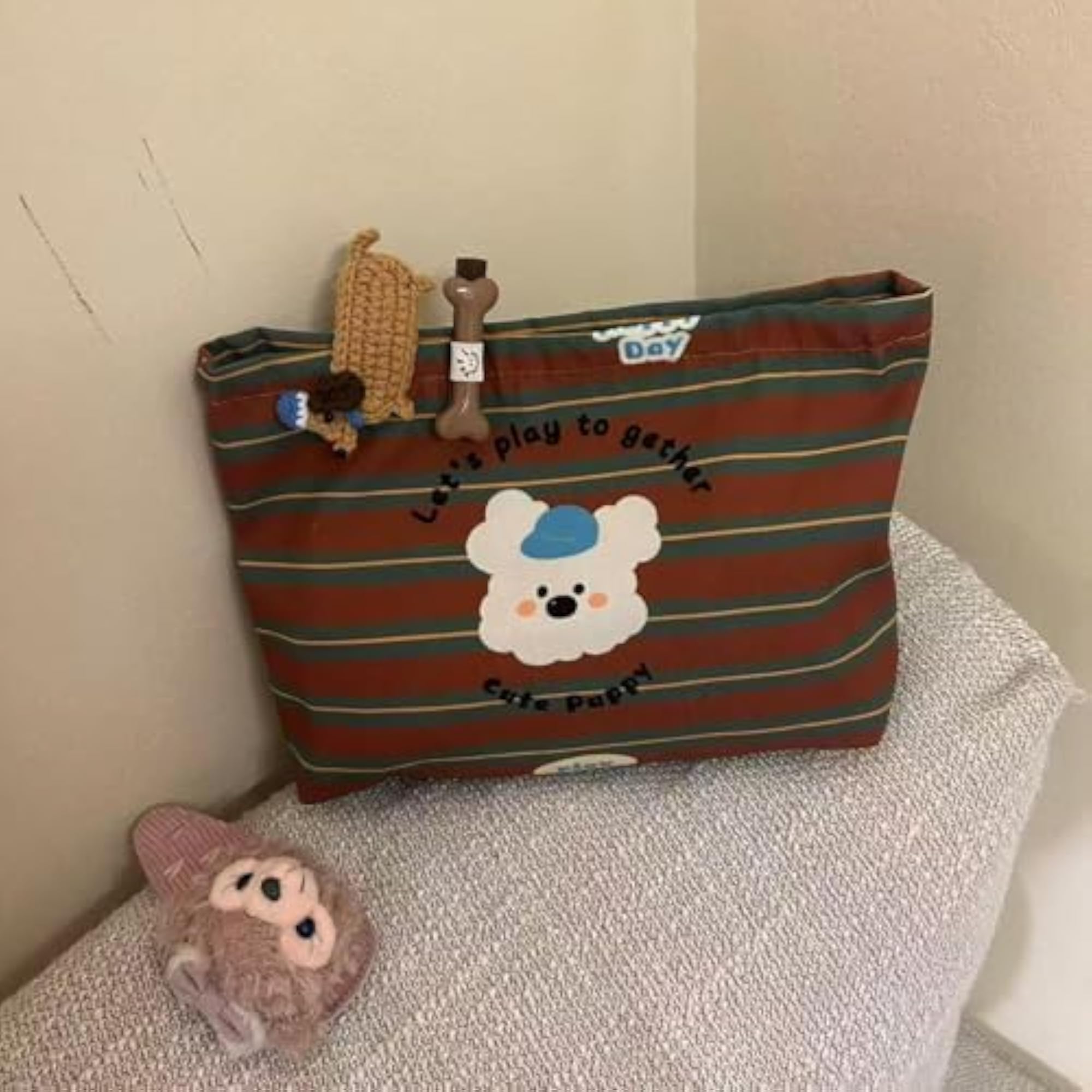 Women's Lightweight Zipper Makeup Bag for Home Use