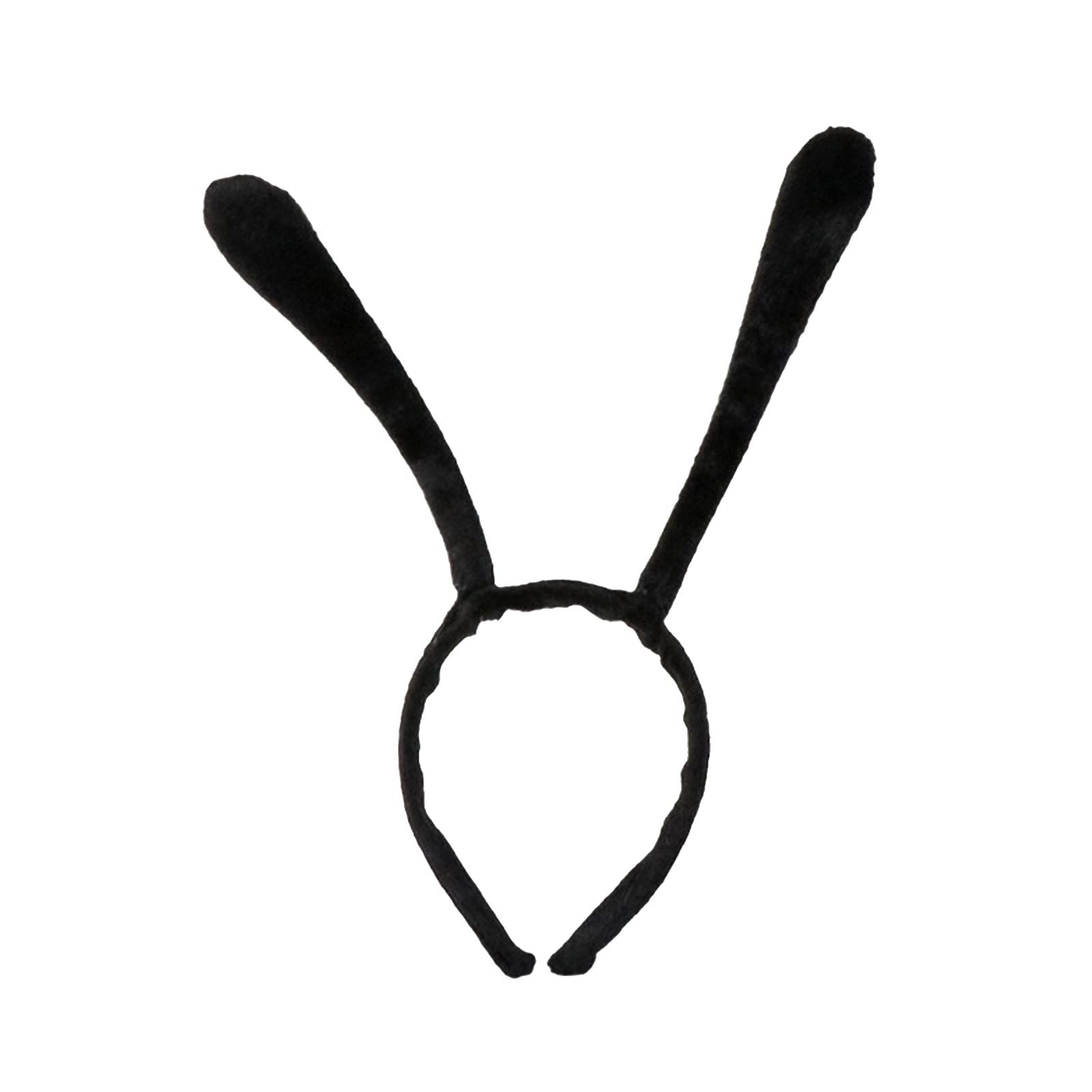 Wlnext Unisex Kids Black Tentacle Headb Cosplay Headband Antenna Shape Hair Hoop Plush Party Headpiece Childrens Day Stage Dancing Headband