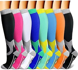 QUXIANG Copper Compression Socks for Women and Men - Best Medical Sports, Nursing