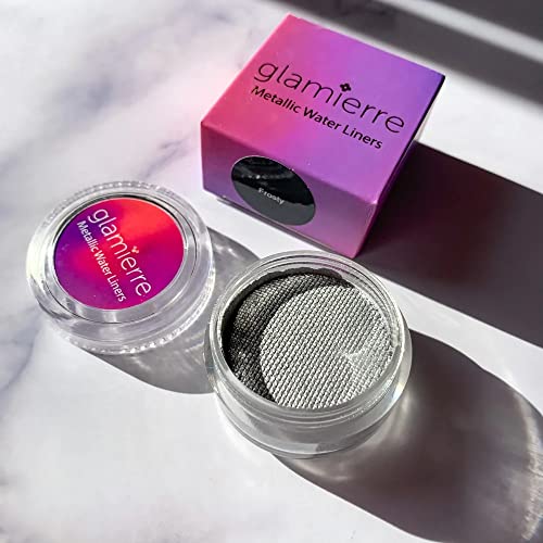 Glamierre Frosty Luxe Metallic Liner activado con agua