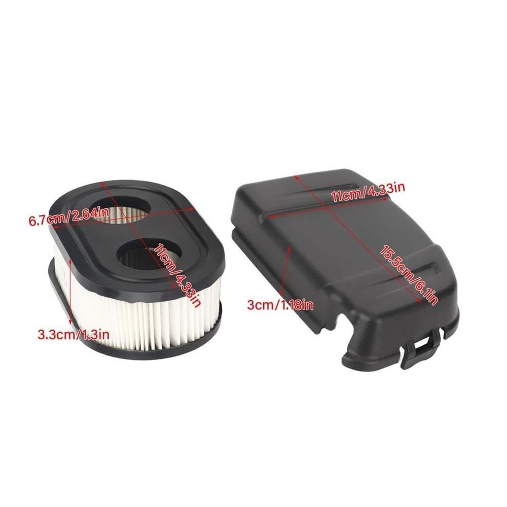 Kit de Carcasa de Filtro de Aire for cortacésped ABS, Apto for Briggs Stratton 650EXI 675EXI 675IS