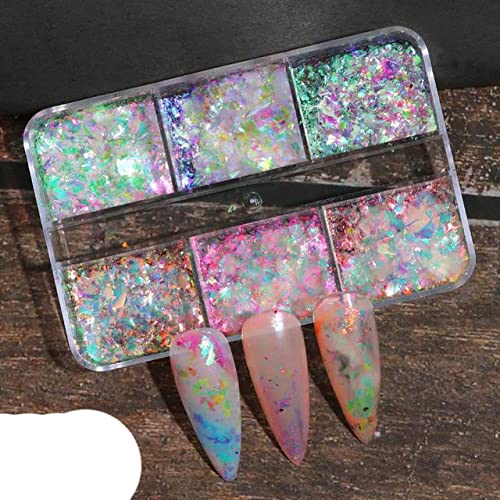 Aluminum Foil Sequins for Nail Gold Silver Foil Irregular Glitter Flakes Mirror Chrome Powder Manicure Laser Nail Art Decoration-Russian Federation,02