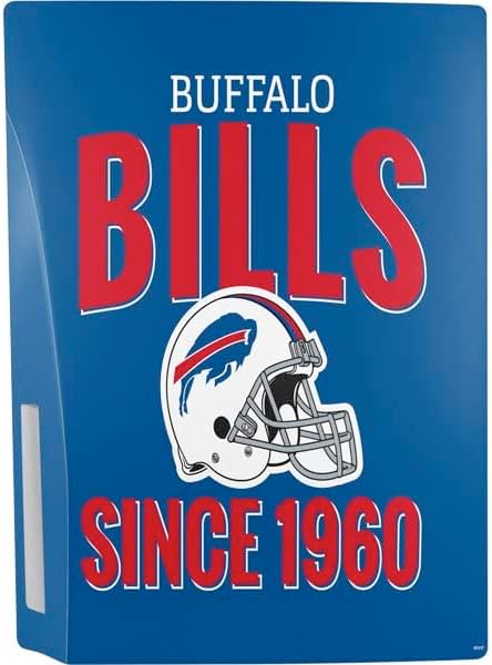 Skinit Decal Gaming Skin Compatible with PS5 Bundle - Officially Licensed NFL Buffalo Bills Helmet Design