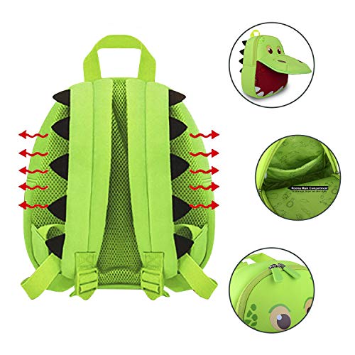 OFUN Dinosaur Backpack for Toddler, 13'' Backpack for Boys Kindergarten - Christmas/ Birthday Gifts for Boys and Girls