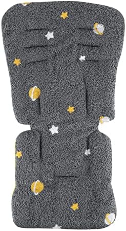 Baby Stroller Cushion High Chair Seat Liner Pad Breathable Pushchair Seat Pad Mat Infant Newborn Head and Body Support Pram Cotton Seat Pad Car Seat Universal Padding Liner Protector Winter Warm Thick